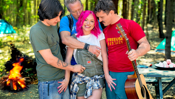 [FreeUseFantasy] - Cum Covered Cutie Gets Shared - Robby Echo - Clarke Kent - Gracie Gates - Elias Cash