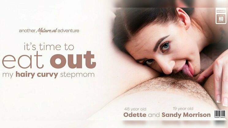 Odette and Sandy Engage in a Lesbian Wet and Upskirt Pussy Licking Encounter