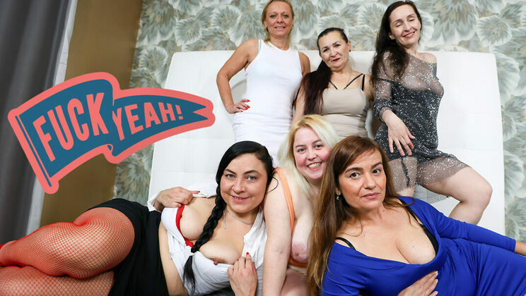 [Grandmams] - Horny Mature Women in Stockings - Volume 1 - Yvette Moore - Christina Santes - Vittoria Bad - Anna Versailles - Danny Fontana - Camila Love - Dianna Miller