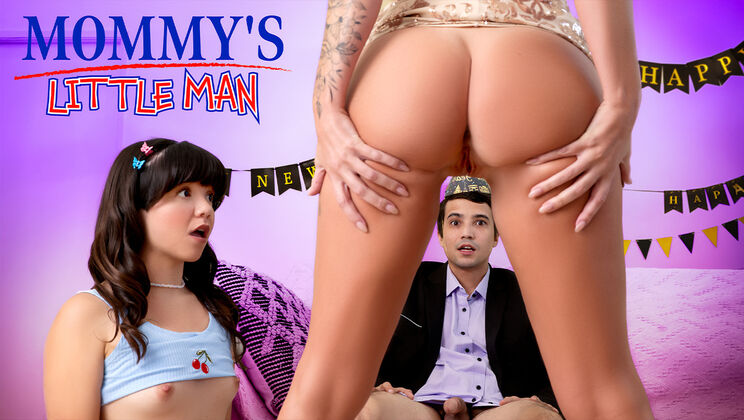 [Mommy’sLittleMan] - New Year FUCK with Petite Asian Stepsister - Ricky Spanish - Mochi Mona - Annie King