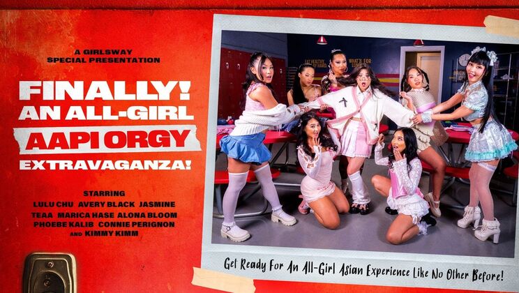 [Girlsway] - Wild AAPI Group Sex: Lesbian Fisting, Rimming, and Face Sitting - Marica Hase - Lulu Chu - Avery Black - Alona Bloom - Kimmy Kimm - Connie Perignon - Phoebe Kalib - Jasmine Teaa