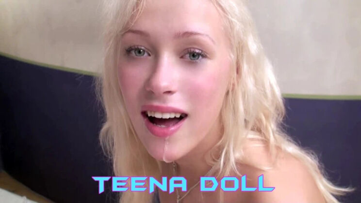 [WakeupnFuck] - Skinny Teena Doll Striptease and Hardcore Anal Fuck - Teena Doll
