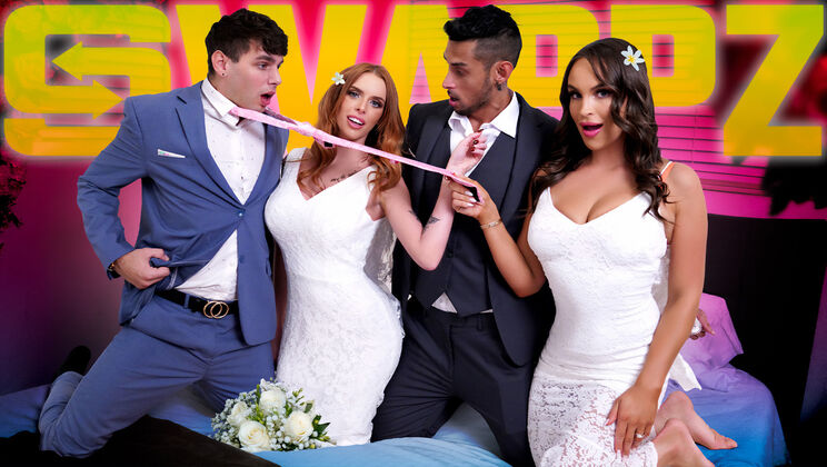 [MomSwap] - Wedding Day Secret: Stepmom and Bride Share Groom in Hot Foursome - Teal Conrad - Kai Jaxon - Mike Skywalker - Jessica Aaren