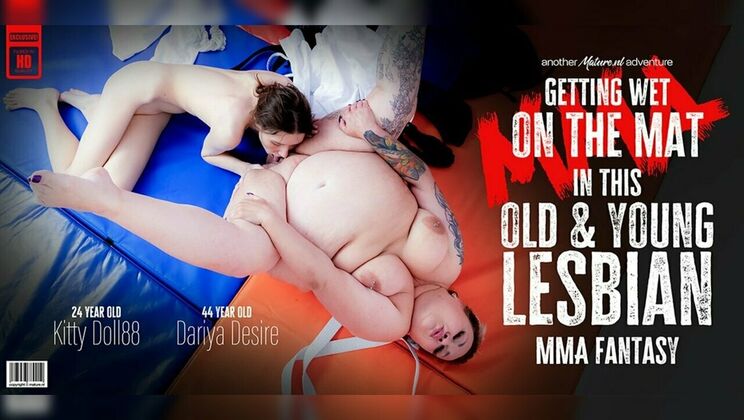 [Mature.nl] - 44-Year-Old Nympho Dariya Desire Dominates Young Kitty Doll88 in Lesbian BBW Action - Kitty Doll88 - Dariya Desire