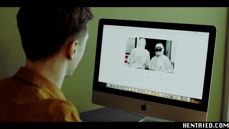 Mr. Alien Pounds Haneen with Creampie, Squirt, and Feet Action