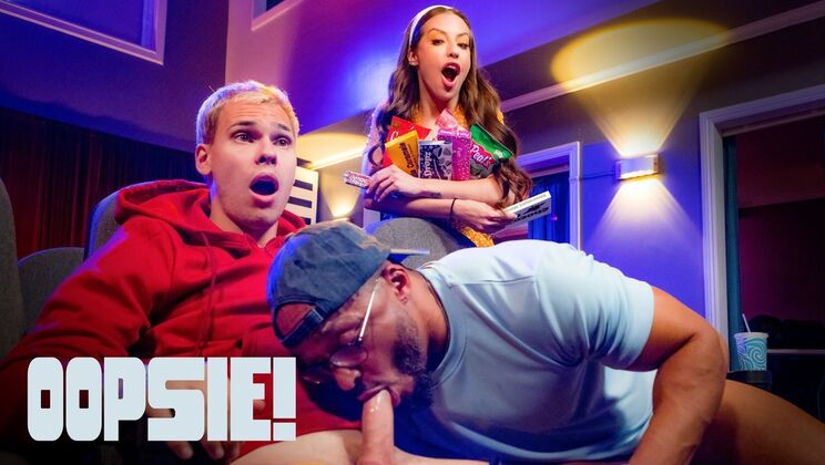 [Oopsie!] - Black Tony Sting Dominates Spencer Bradley in Interracial Threesome - Dillon Diaz - Spencer Bradley - Tony Sting