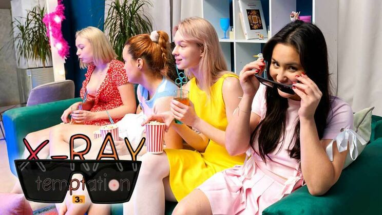 [ClubSweethearts] - Hot Lesbian Fingering & Pussy Licking in X-Ray Temptation Part 3