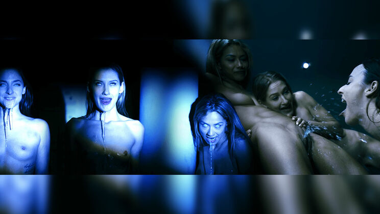 Wild Lesbian Fetish Scene with Amirah Adara and Friends