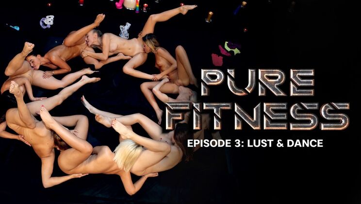 Lust & Dance: Blonde and Brunette Lesbians in Fetish Fun