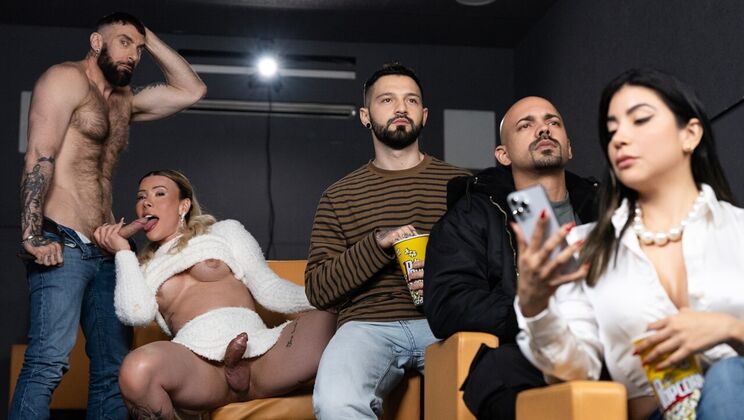 [TransAngels] - POV Anal with Tattooed Babe - Scott Carter - Babi Honey