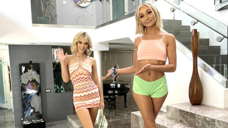 [intimatePOV] - Girlfriends in a Steamy Threesome: Chloe and Sky - Chloe Temple - Sky Pierce