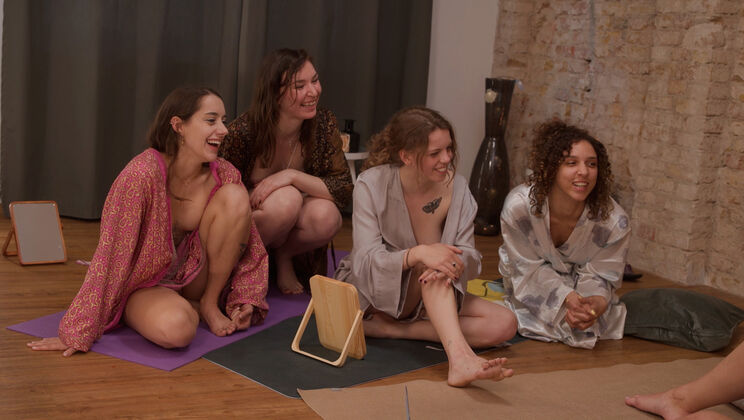 [Ersties] - Brunette Blondes: Shaved, Trimmed, and Wild - Lilith (Ersties) - July (Ersties) - Medea (Ersties) - Innana (Ersties) - Stella P (Ersties)