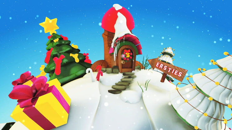 [Ersties] - Advent Surprise: Laney & Olive’s Big Tits & Ass Licking