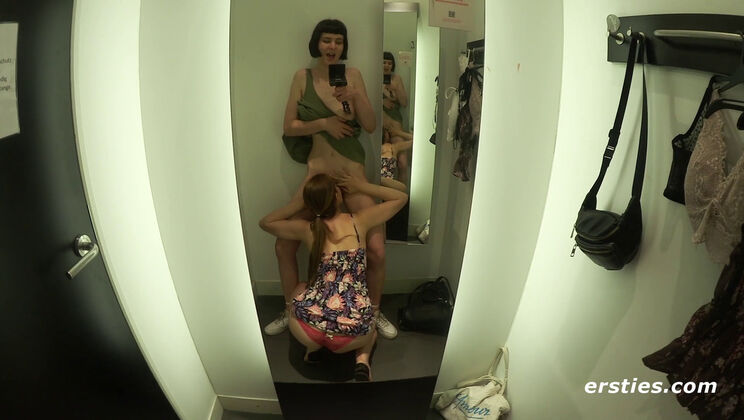 [Ersties] - Trimmed Temptresses Delfine and Sally B in a Public Display