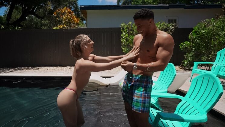 [RKPrime] - Hidden Fucking with Athletic Latina in Booty Shorts - Mike Ox - Cheerleader Kait