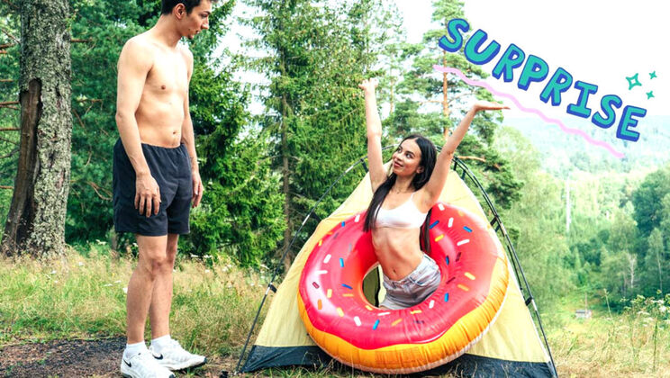 [ClubSweethearts] - Teen 18+ Camping to Wild Fuck - Ilyas Point - Elina Sable