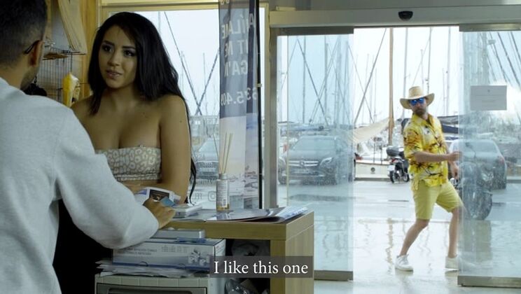 [PornWorld] - Brown Eyed Beauty Gets Beach Fuck - Pablo Ferrari - Kitty Love