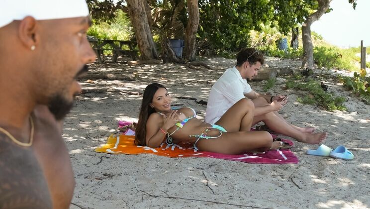 [RKPrime] - Beach Anal Sex: Enhanced Body Latina Takes It All - Dickdealer Don - Brandy Salazar