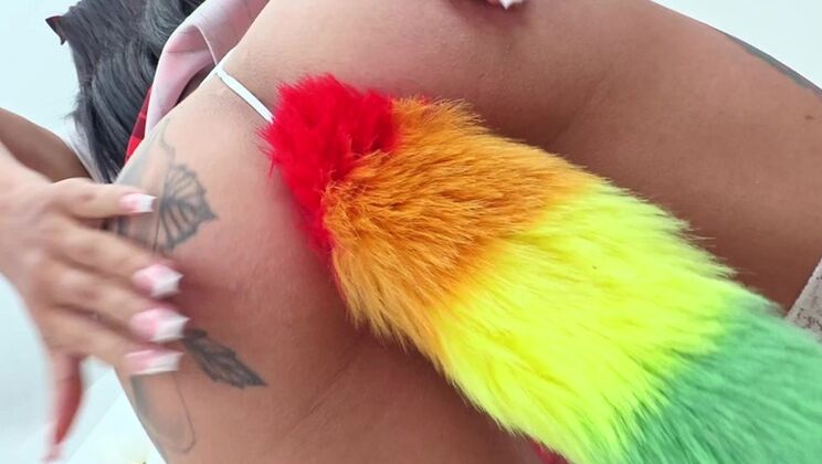 [LatinaGirlX] - Beautiful ass student gets balls deep anal creampie