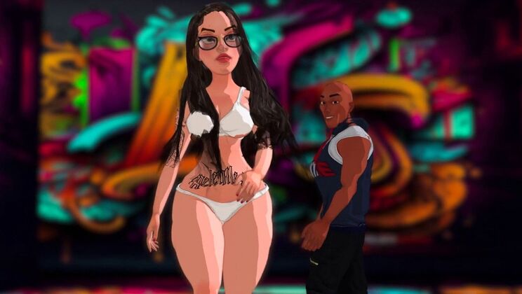 [AdultTimeAnimation] - Episode 4 – Big Tits and Interracial Doggystyle with Glasses