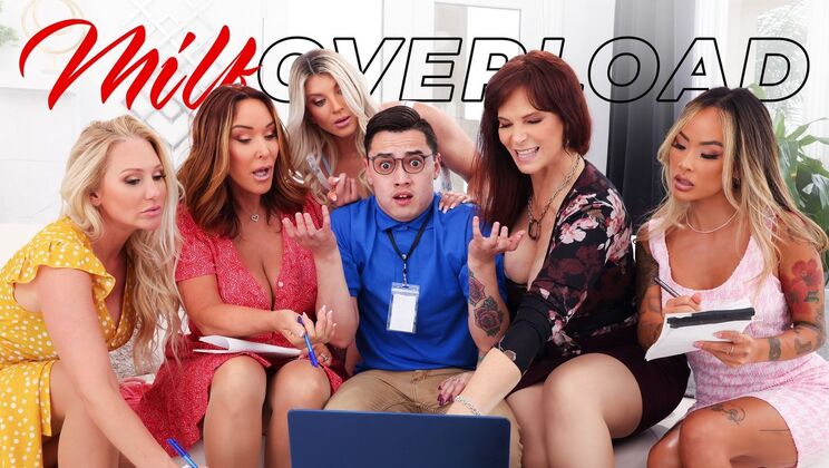 [MILFOverload] - Mature Redhead Rachel Steele's Hairy Pussy Gets Fingered - Syren De Mer - Alexis Malone - Juan Loco - Rachel Steele - Linda Lan - Taylor Wild