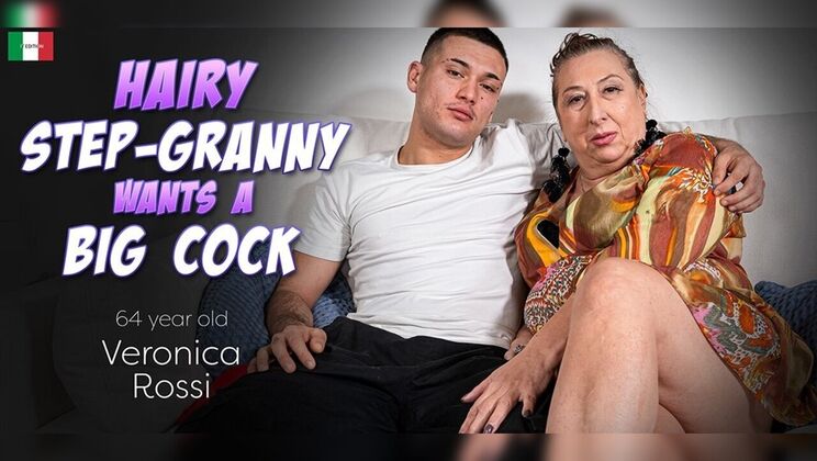 [Mature.nl] - Step-Grandma Veronica Rossi Craves Young Benny Banana's Dick