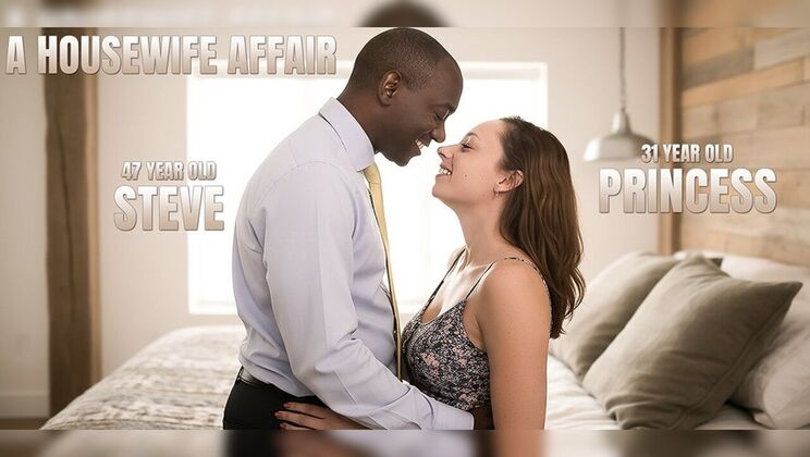 [Mature.nl] - Princess, a Hairy MILF, Sucks and Fucks Black Lover!