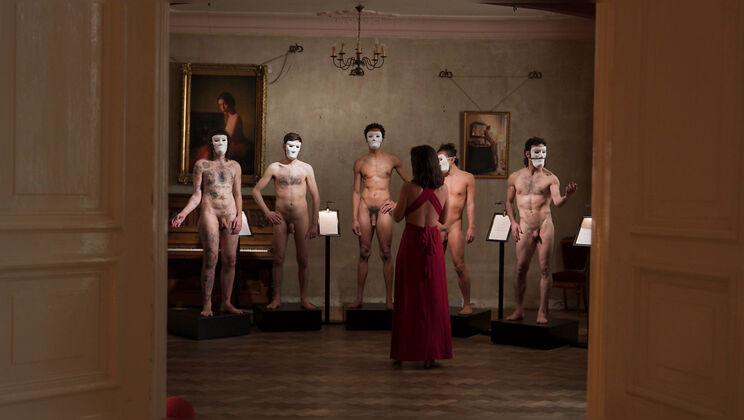 [Ersties] - Brunette With Tattoos And Piercing Fucks In English Couple Scene - Calita (Ersties)