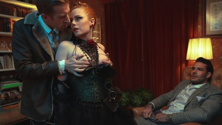 [DigitalPlayground] - Short Hair Brunette Ella Gets Facial from Big Cock - Ella Hughes - Danny D - Papi Kocic