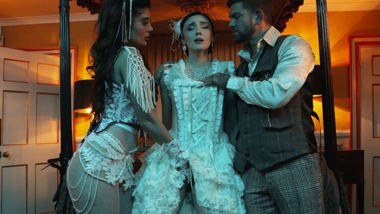 [DigitalPlayground] - Indoors FFM Threesome with Big Cock and Sex Toy Fun - Juan Lucho - Marina Maya - Catherine Knight