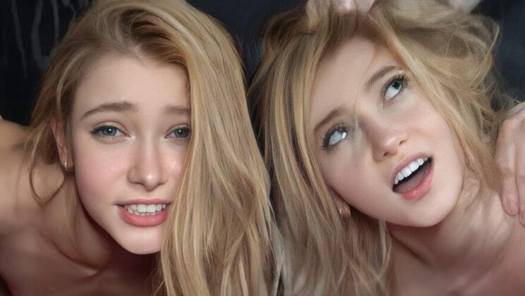 Blonde Teen Rough Fuck In Doggystyle Position