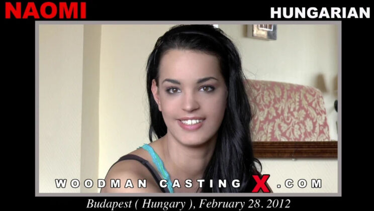 [WoodmanCasting] - Young Naomi Takes It All: Deepthroat, Anal, and Gaping - Naomi