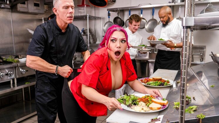 [Brazzers] - Big Tits Ballerina Gets Anal Fuck in Kitchen - Mick Blue - Lily Lou