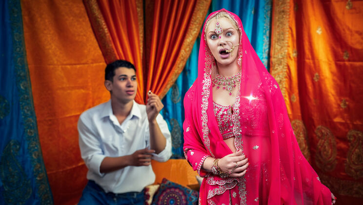 Latina Newcomer Vivian Lola Deep Throat and Tit Play