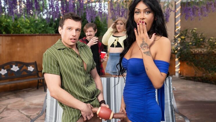 [TransAngels] - Balls Deep Anal with Brunette Victoria Grant Big Tits - Johnny Palms - Victoria Grant