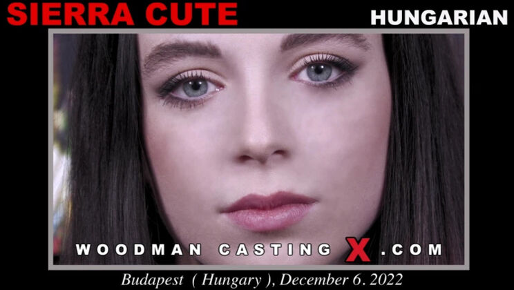 [WoodmanCasting] - Casting Couch: Sierra Cute Takes First DP & Gaping - Sierra Cute