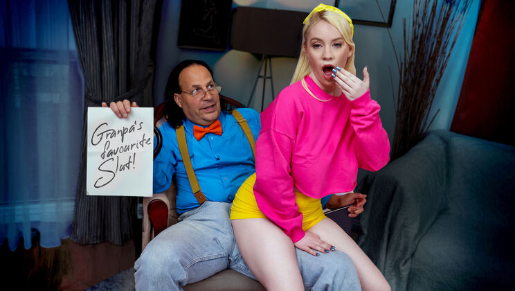 [NotMyGrandpa] - Supportive Parenting Taboo: Daddy's Favorite Girl Gigi Obeys For Money - Eric John - Gigi Sweets