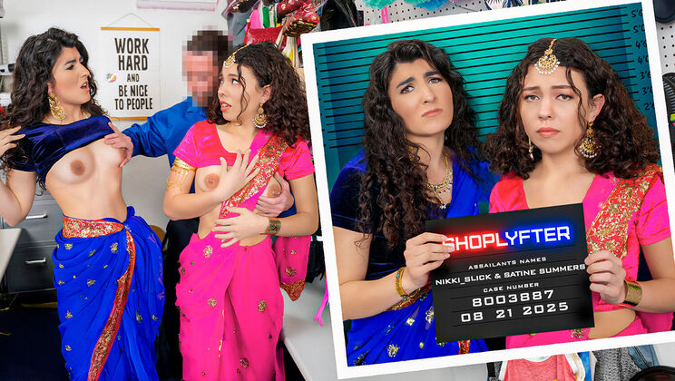 [Shoplyfter] - Young vs Old: Two Girls Give Blowjob and Take Cum - Jack Vegas - Satine Summers - Nikki Slick