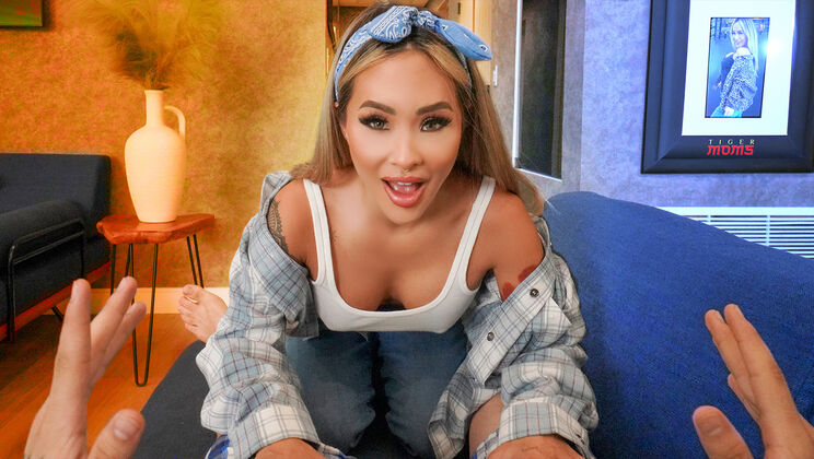 Tit Play and Fucking with an Asian MILF