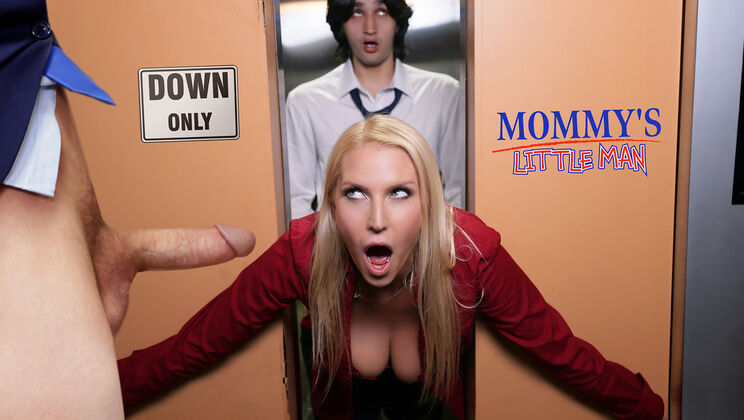 Thick Top Action: Vanessa Cage Double Teamed in Elevator