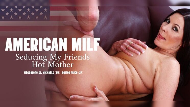 Magdalene St. Michaels, a Hairy MILF, Squirts on a Young Cock After Ass Licking